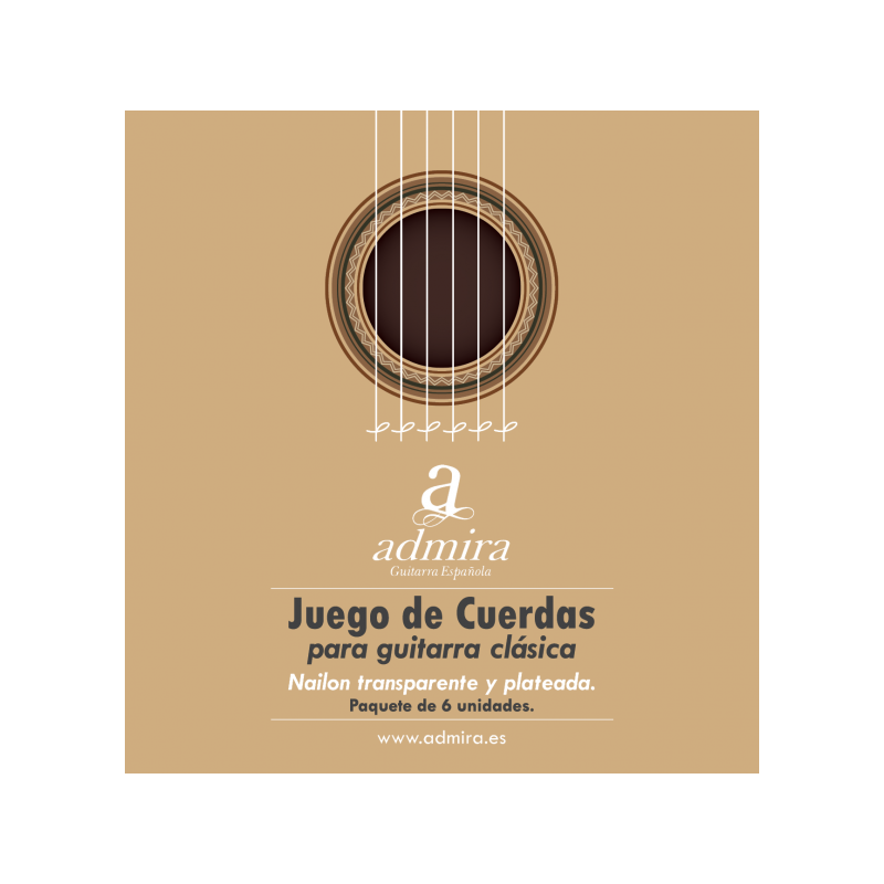 Juego de cuerdas Admira para guitarra clásica CA500CL